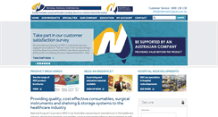 Desktop Screenshot of nationalsurgical.com.au