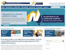 Tablet Screenshot of nationalsurgical.com.au